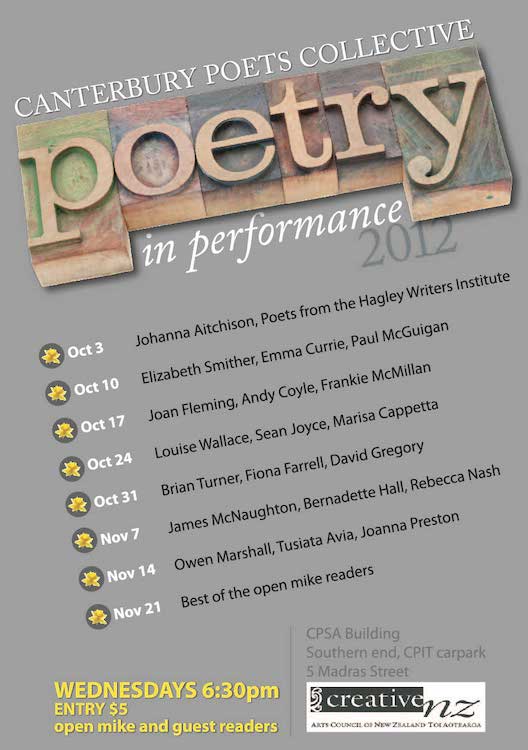 About Poetry in Performance – The Canterbury Poets’ Collective